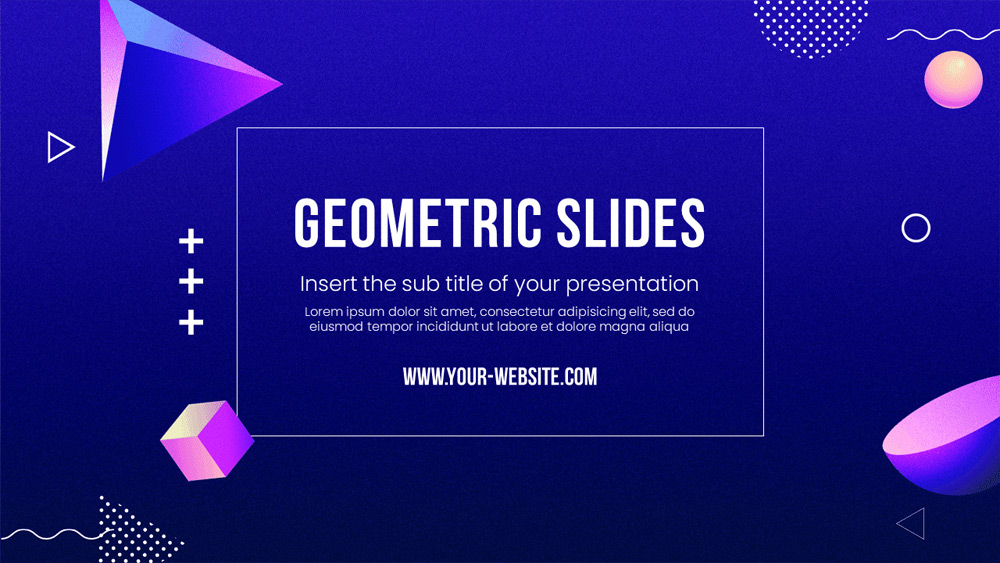 Geometric Slides