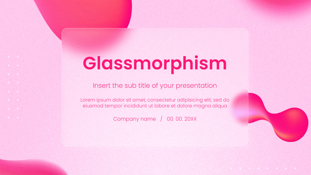 Glassmorphism Slides